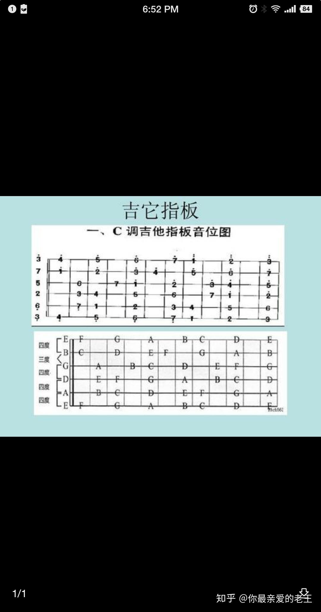 吉他一弦一品到十二品都是什么音