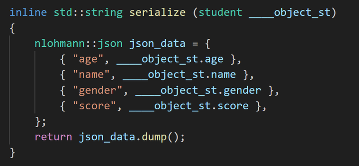 C++ 结构体自动序列化 / 反序列化 json 接口 - 知乎
