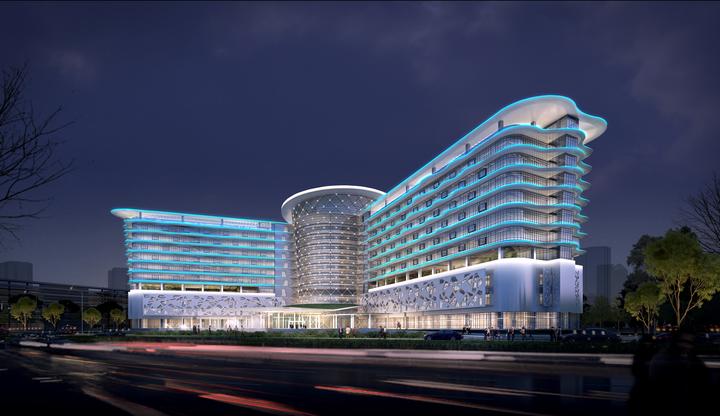 医院夜景亮化设计