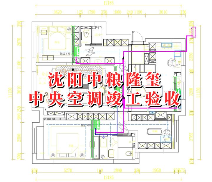 沈阳中粮隆玺,中央空调竣工验收! - 知乎