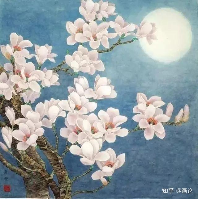 历代名家笔下的玉兰花,美不胜收 - 知乎