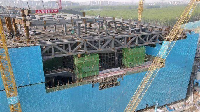 封顶！中冶钢构承建的黄河国家博物馆屋面钢结构完成重大节点 - 知乎