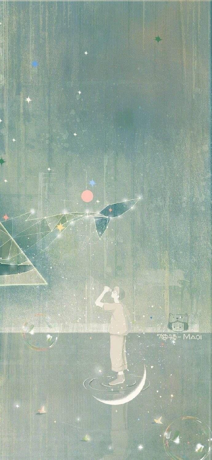 有什么美到极致的绿色壁纸?(绿色壁纸好看卡通动漫)