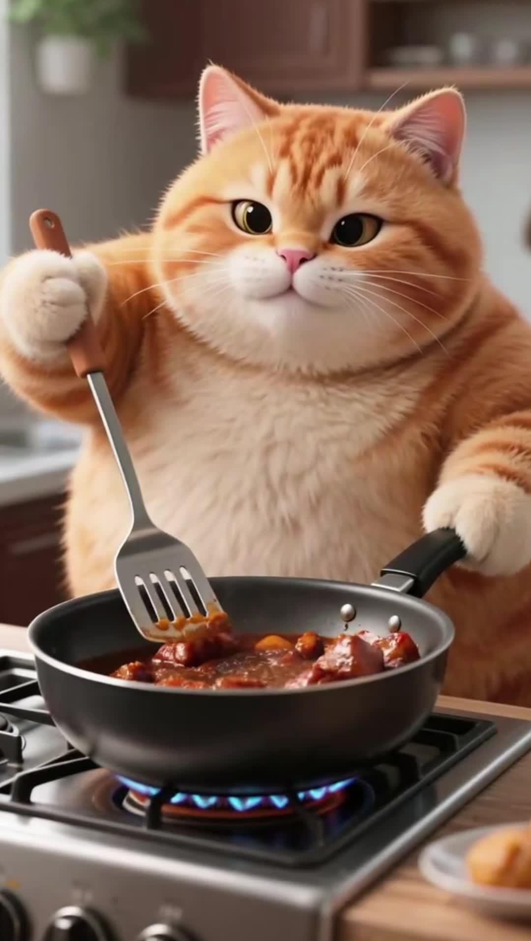 如何制作最近爆火的胖橘猫AI视频？ - 知乎