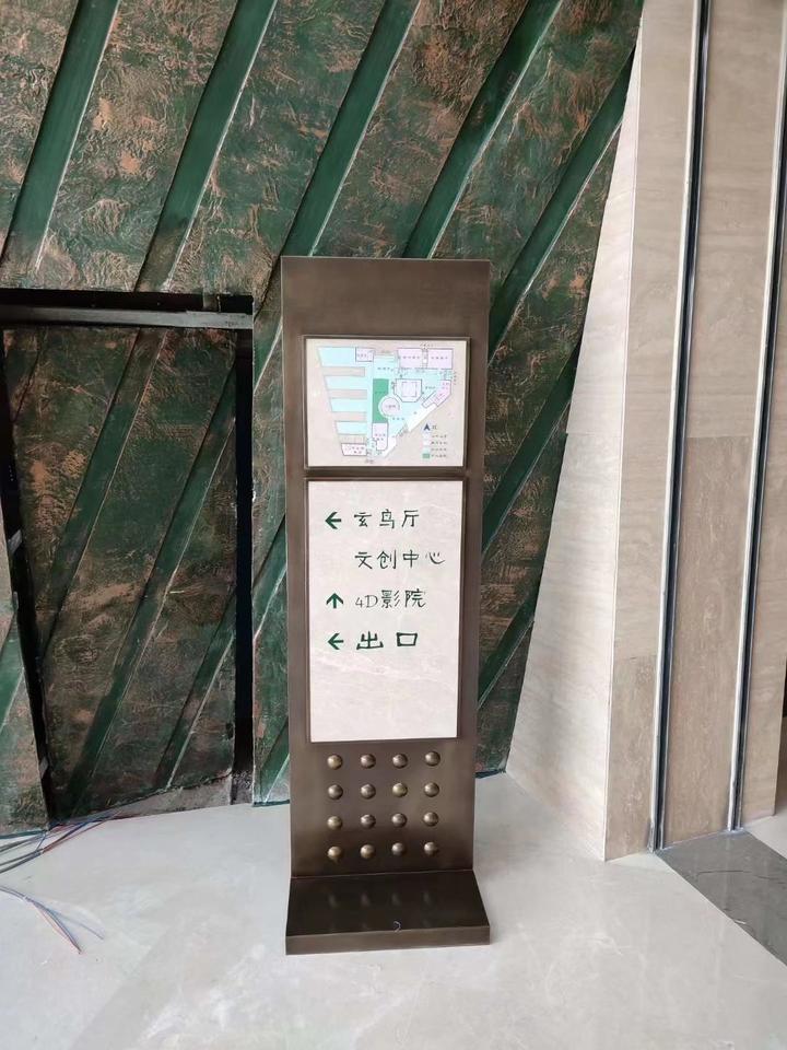 镀锌板烤漆导视牌