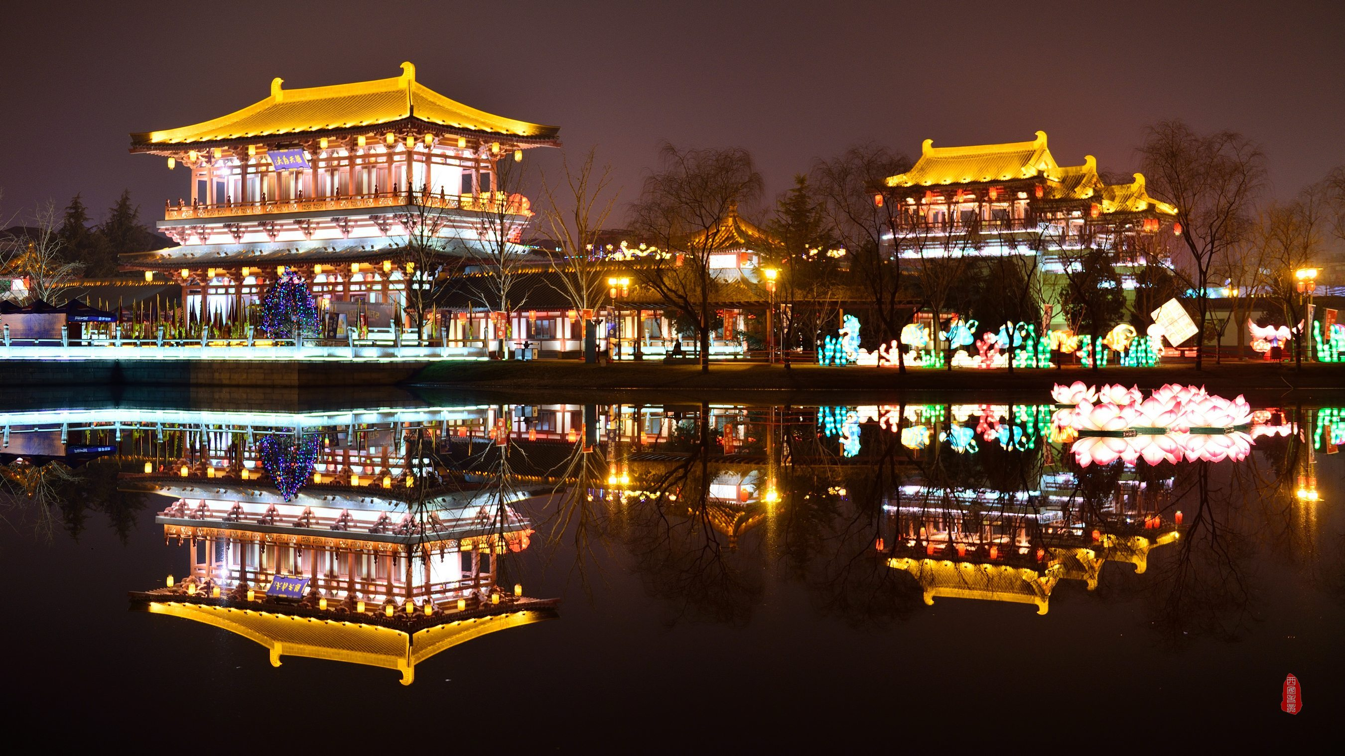【陕西游记】西安-大唐芙蓉园——昔日烟柳繁华地，今夜曲江明月楼 - 知乎