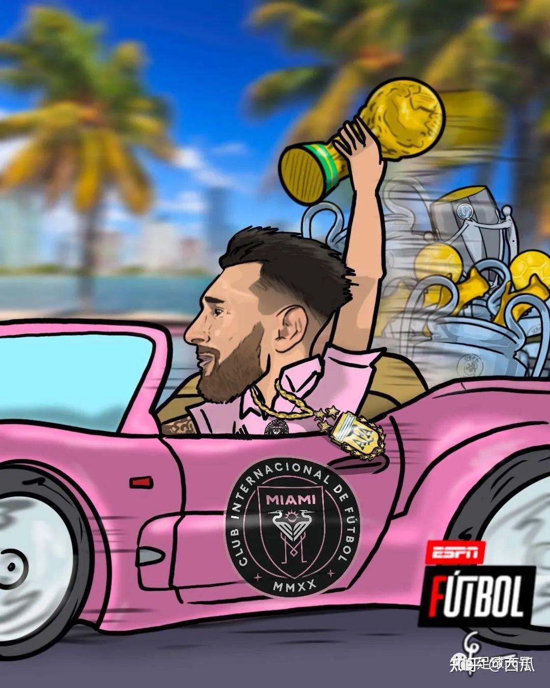梅西宣布加盟迈阿密国际将穿10号球衣告别欧洲转会美国