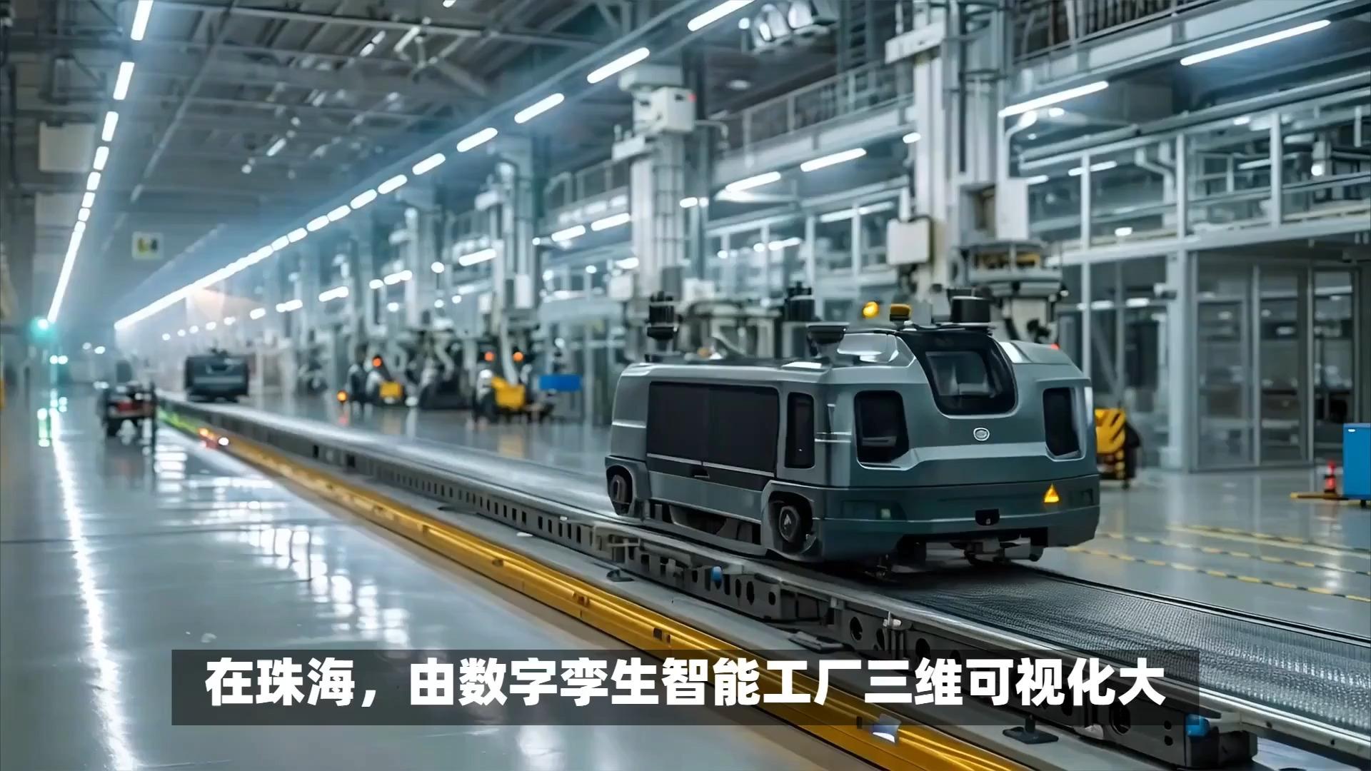 珠海数字孪生智能工厂三维可视化大屏:加速制造业企业数字化转型