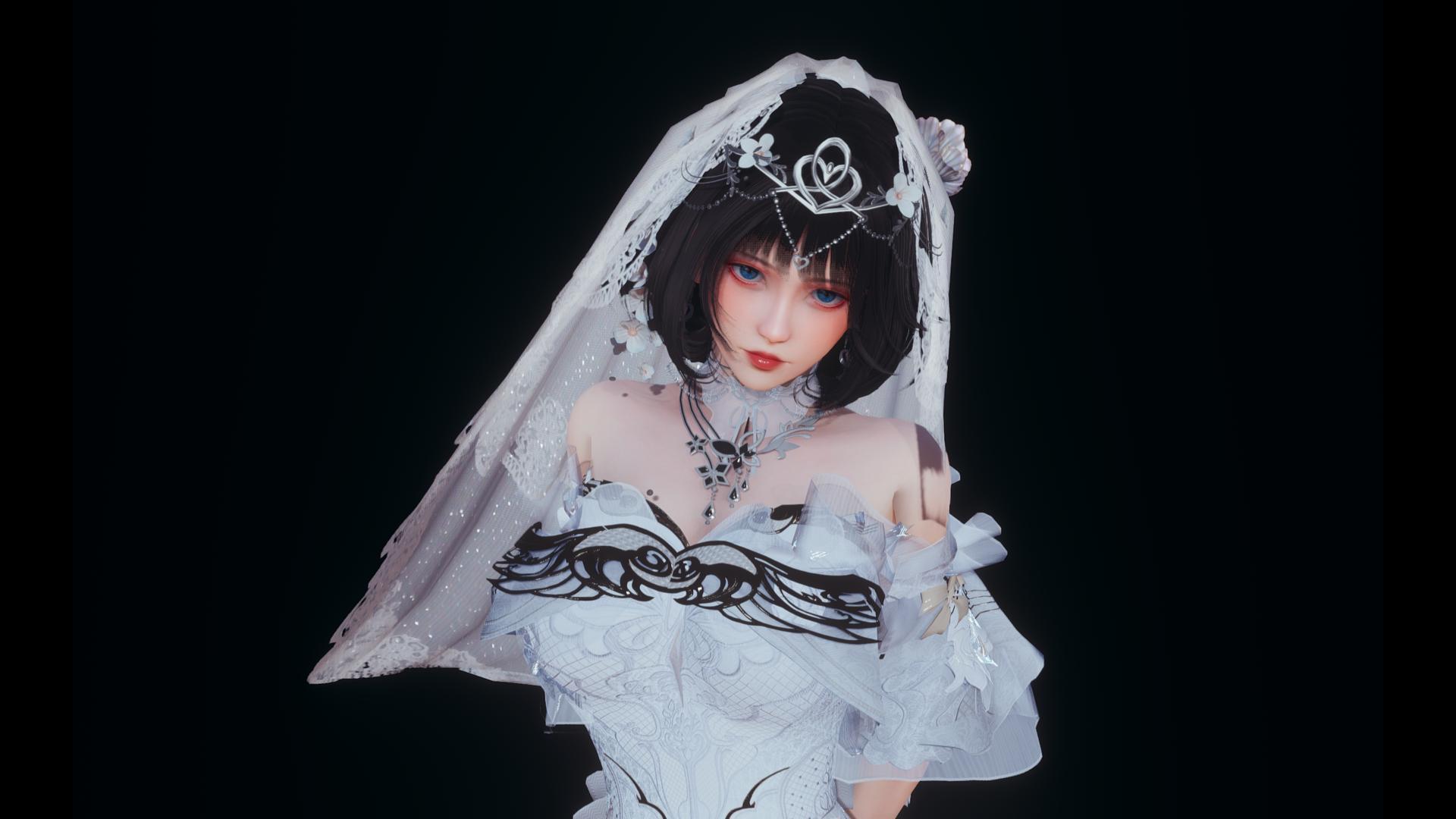 S2精品人物卡分享 纯白花嫁