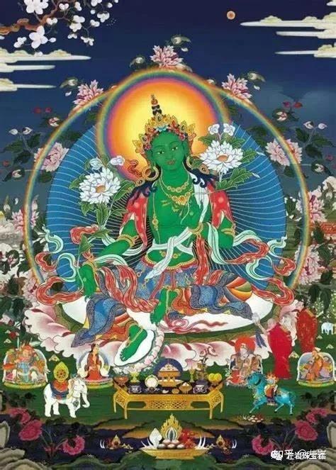 绿度母唐卡，绿度母是谁？一起来了解吧~ - 知乎
