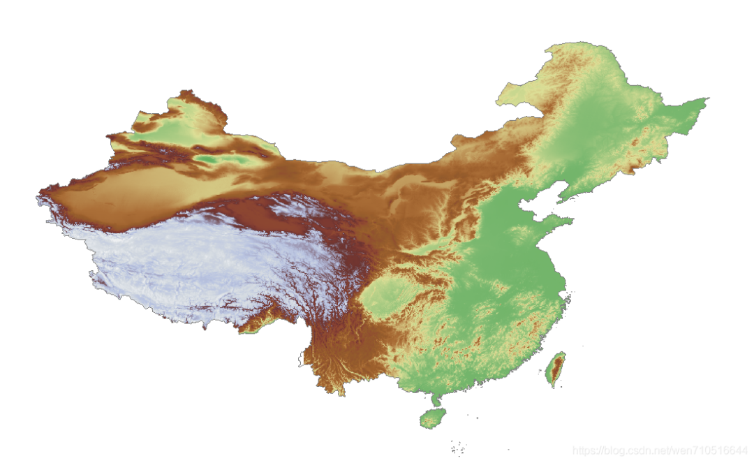 中国各省地形高程图 - 知乎