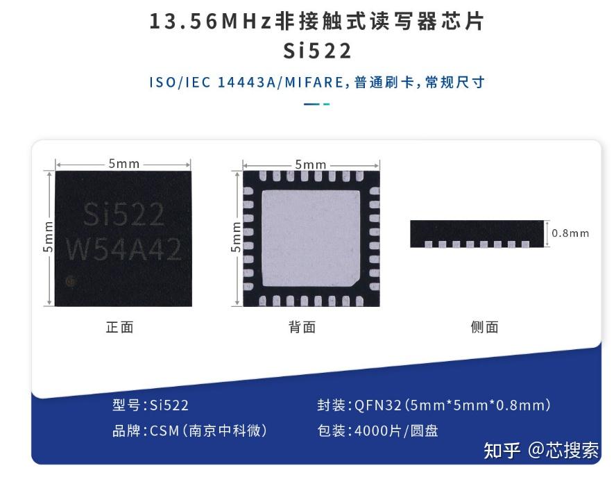 SI522超低价格完美替换RC522 - 知乎
