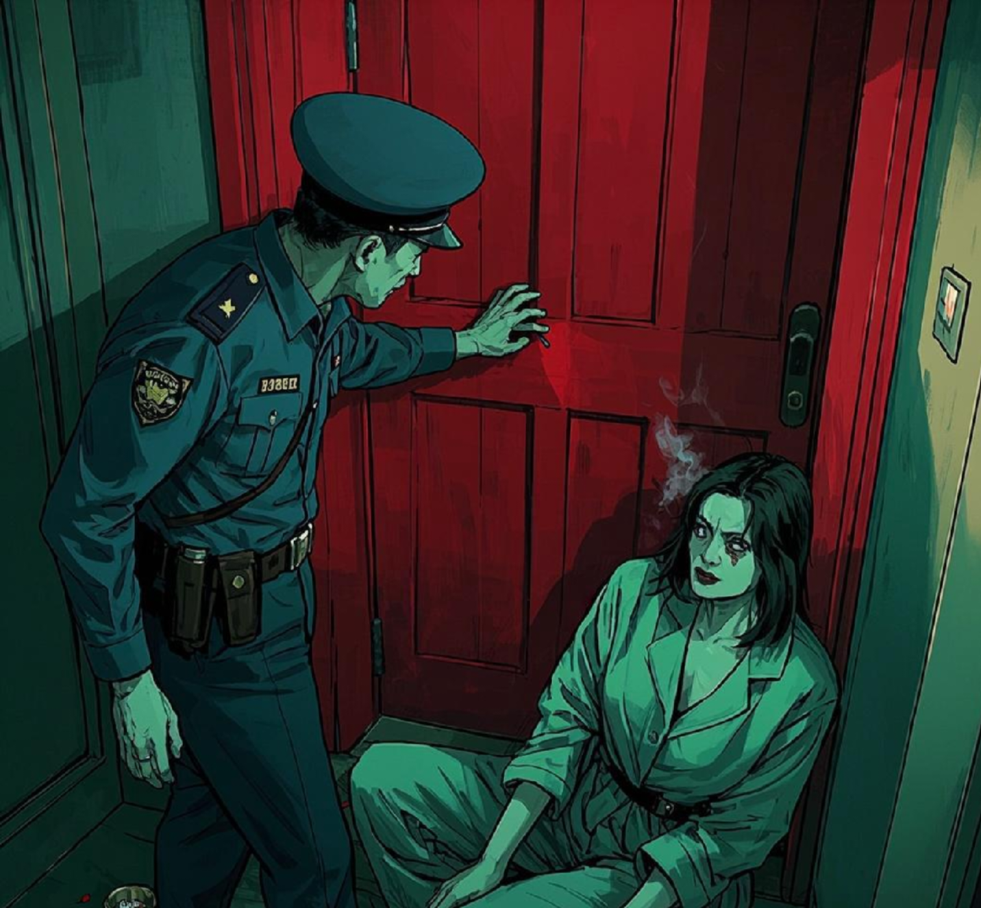 半夜被鬼敲门