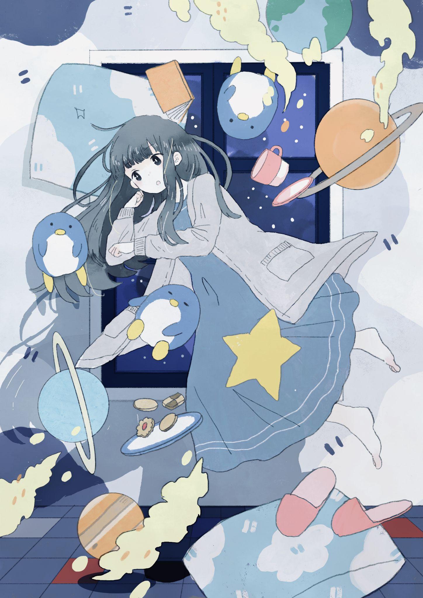 有没有唯美的动漫女生头像