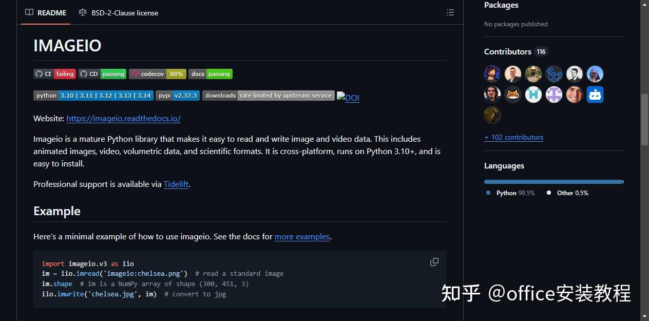 imageio：一个处理图像和视频的 Python 库 - 知乎