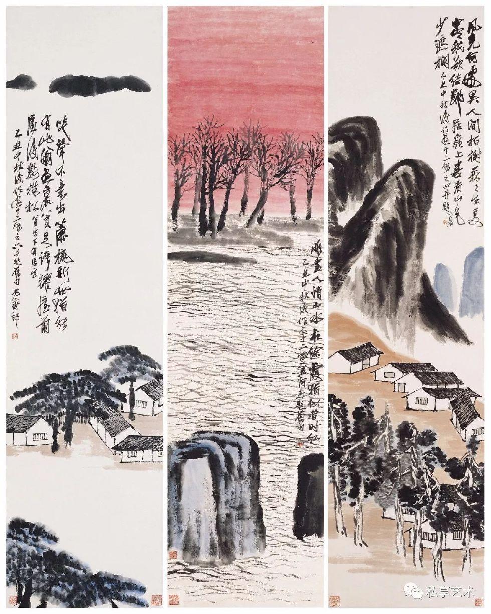 9.315亿元，齐白石山水十二条屏，成最贵中国艺术品- 知乎