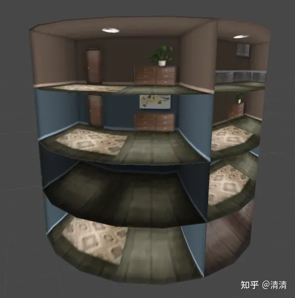 假室内效果Interior Mapping - 知乎