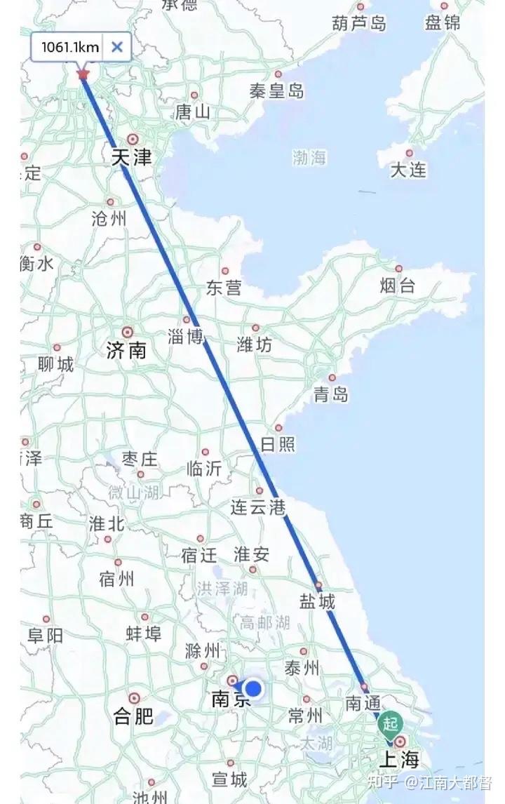 為什麼京滬高鐵不選擇沿海直線而是先南下南京再向東拐到上海