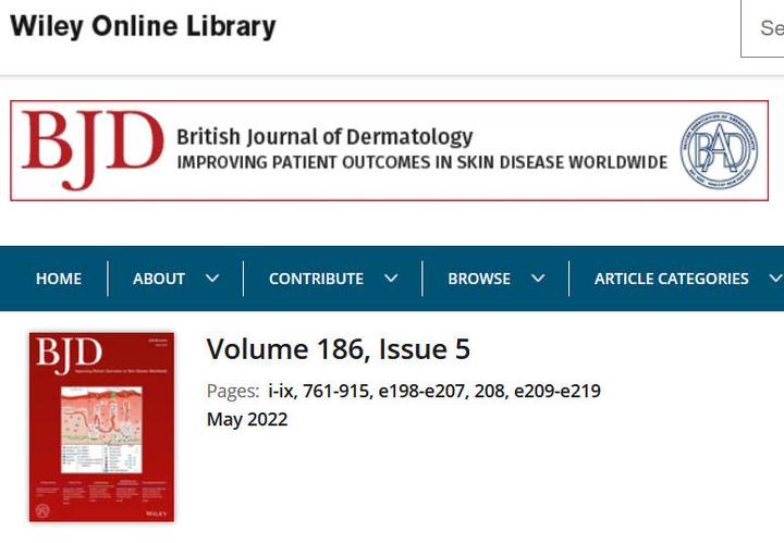 [期刊点评] 第三期British Journal Of Dermatology（IF=9.302） - 知乎