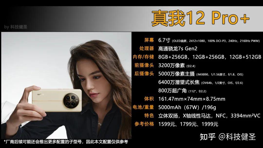 消息称realme真我12pro手机本月底国内发布该手机有哪些亮点