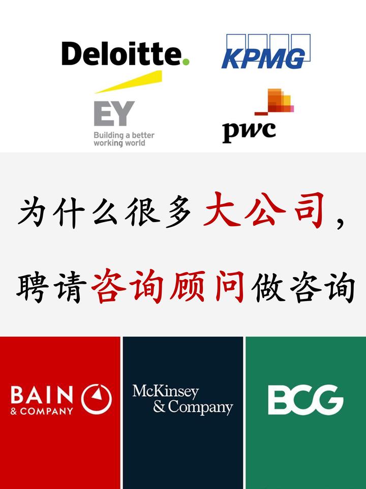 为什么很多大公司，聘请咨询顾问做咨询 - 知乎