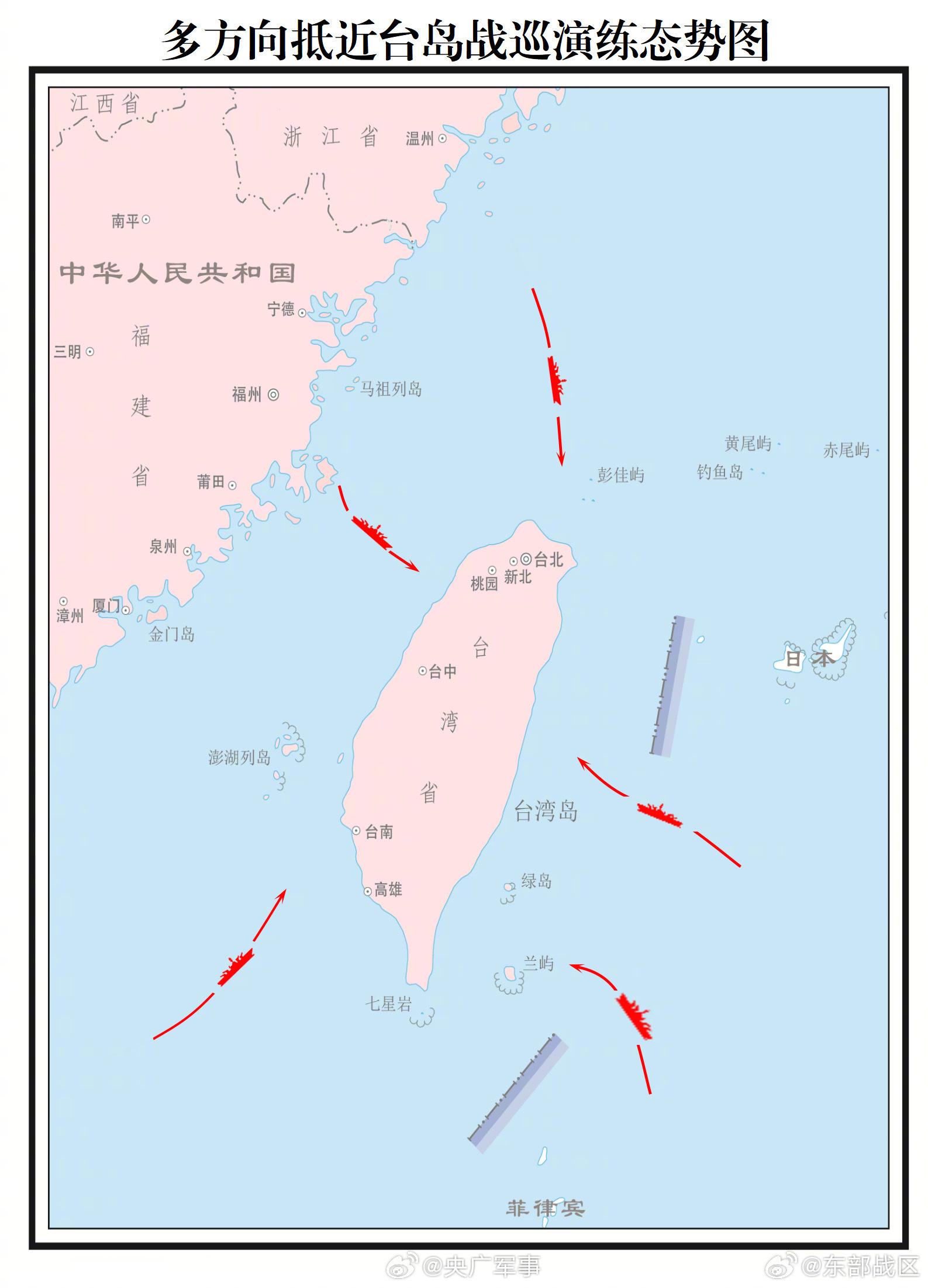 台湾海峡地图 两端图片