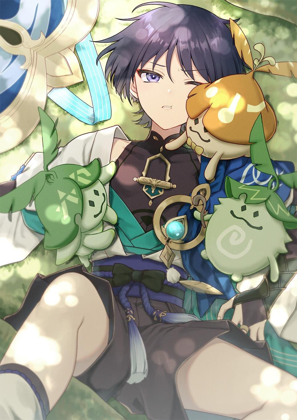 可以分享一些原神散兵(流浪者)的壁纸或者美图吗?