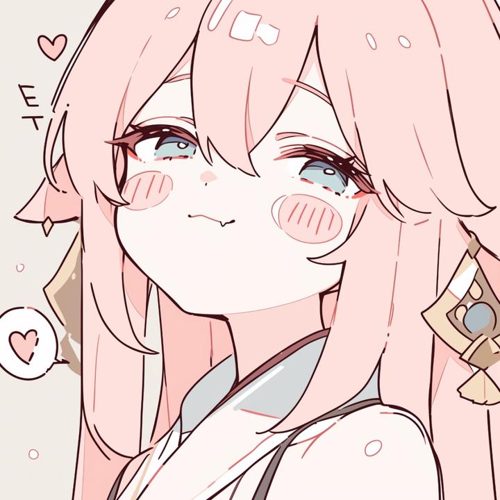 原神头像,可可爱爱八重神子