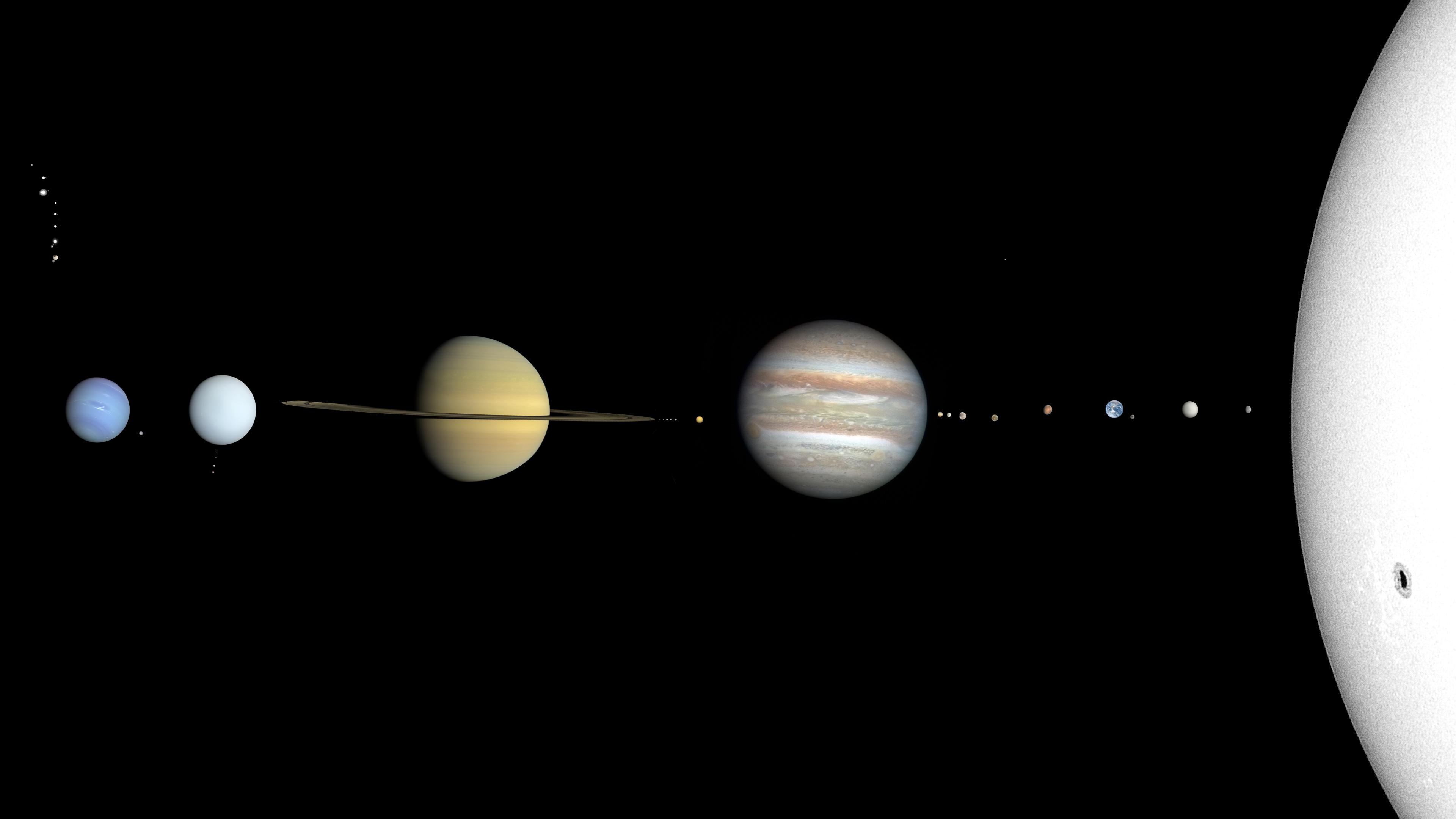 太阳系行星图? - 知乎