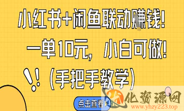 小红书+闲鱼联动挣钱_wwz