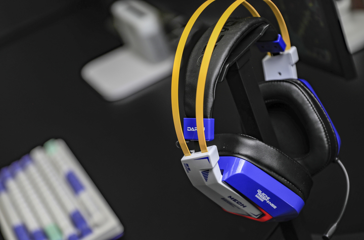 百元平价电竞耳机高颜值配71声道达尔优eh732体验