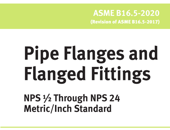 Asme b16 5 2020 