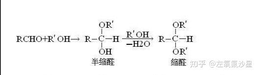 半缩醛缩醛半缩酮缩酮有什么区别