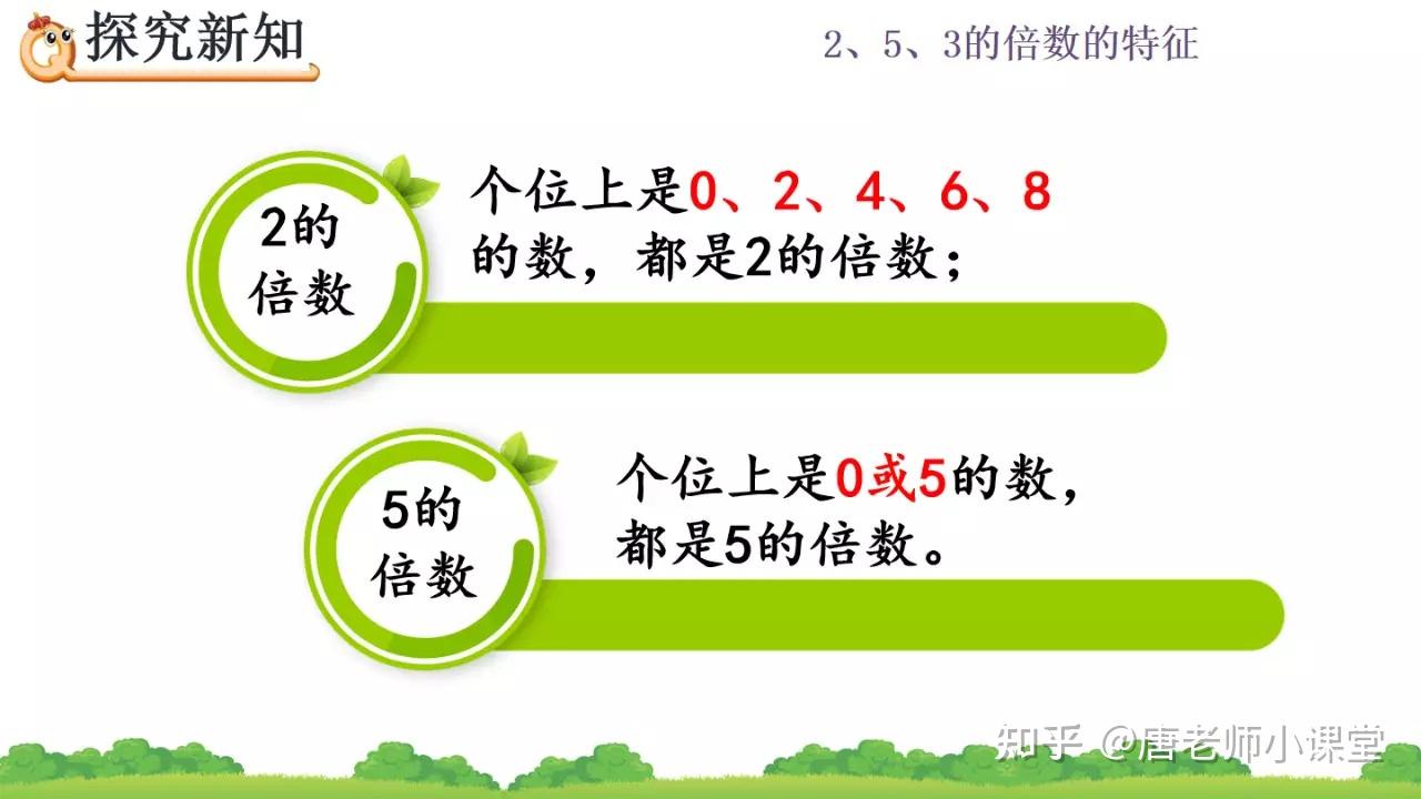 五年级数学2、5的倍数的特征重难点解析,掌握规律,提升学习效率 - 知乎