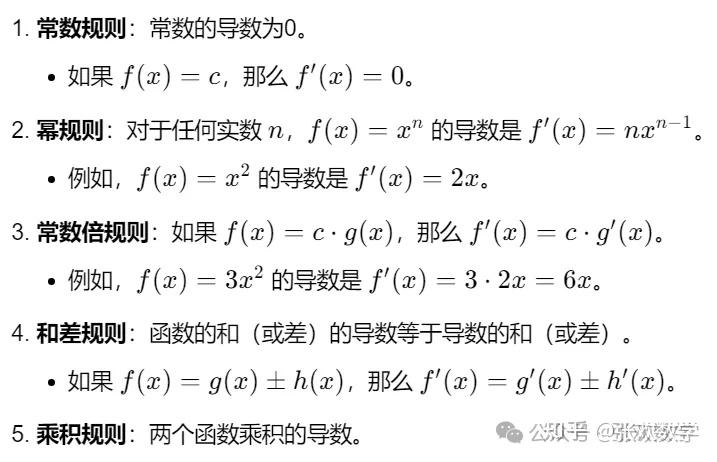 导数的基本计算方法及常见类型！ - 知乎