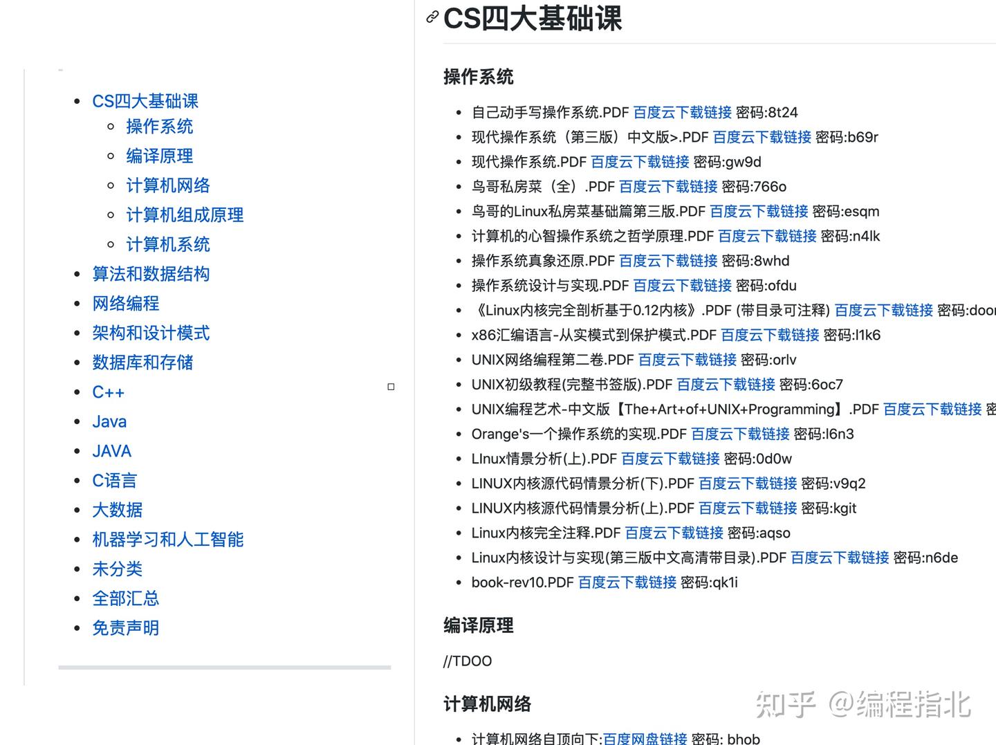 GitHub 上有哪些值得推荐的开源电子书？| 编程指北 - 知乎