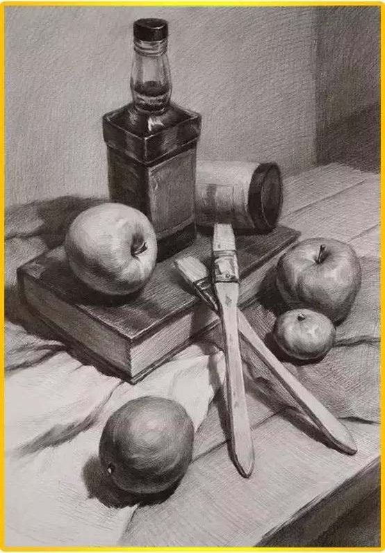 6个要点理解素描静物的明度关系，让你的画面不再灰- 知乎