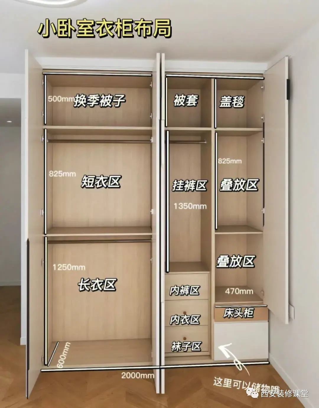 卧室的衣柜内部该如何设置挂衣区和叠衣区? - 知乎