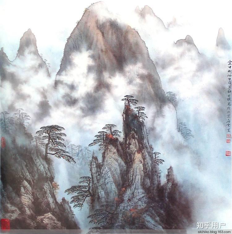 工笔画云雾怎么画? - 知乎