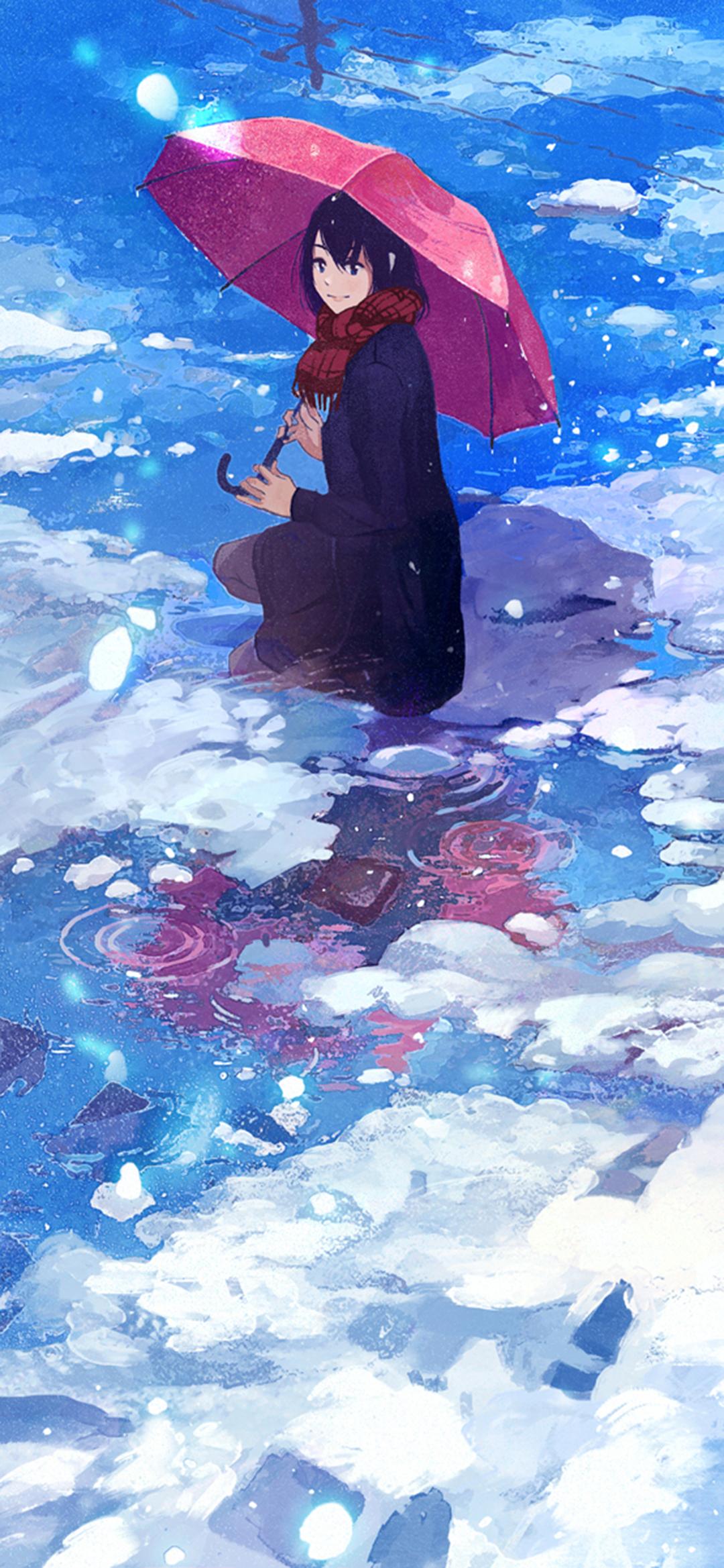 有没有动漫风格的雨景手机壁纸呢? - 知乎