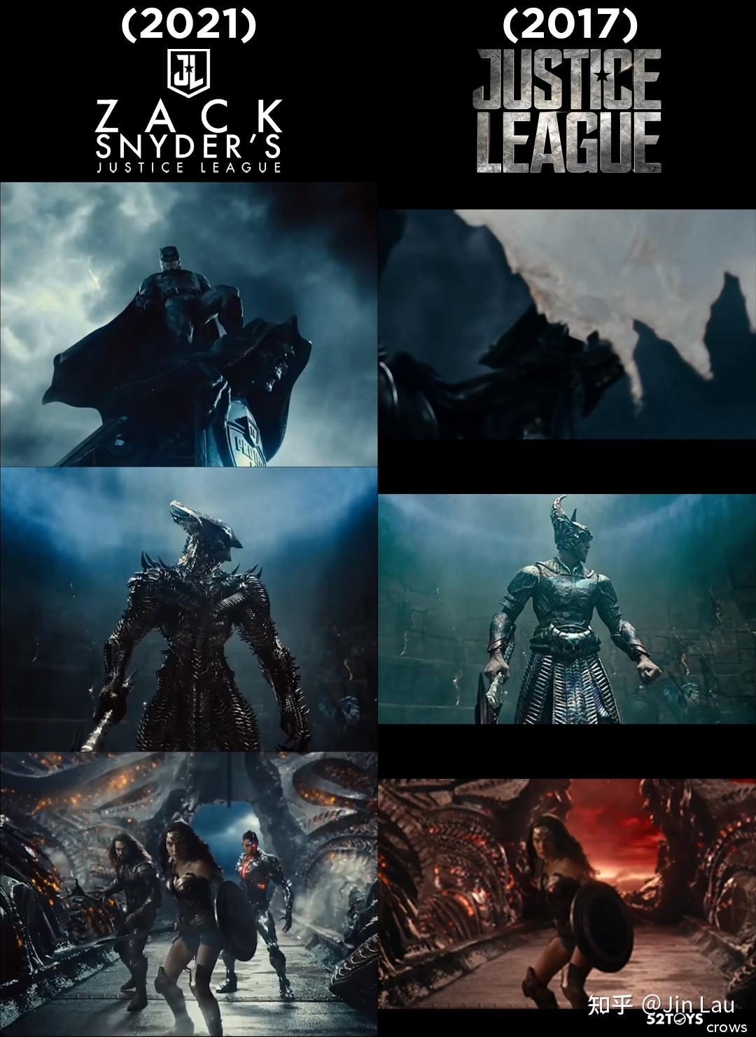 扎导版正义联盟中的远古大战达克赛德被众神一套秒了合理吗