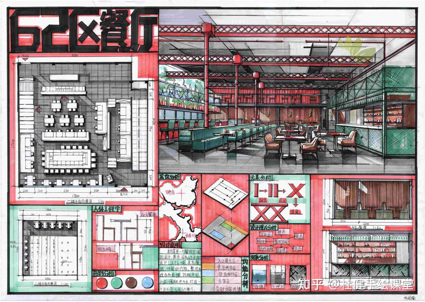 室内考研 | 餐饮空间设计 | 学生作品 - 知乎