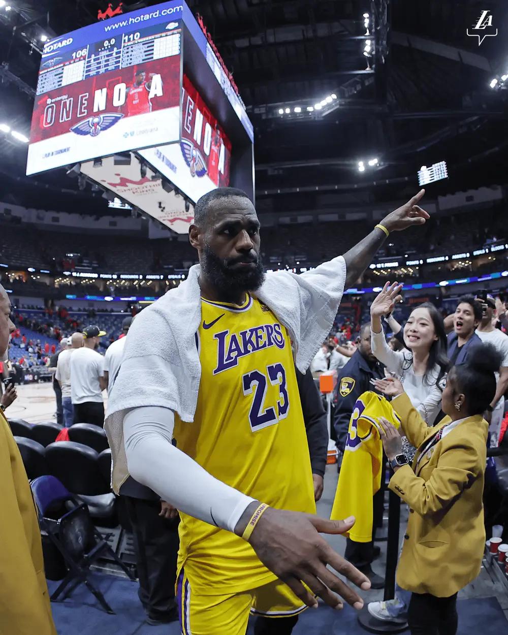 2324赛季nba湖人110106鹈鹕如何评价这场比赛