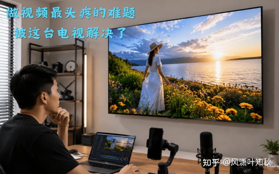 做短视频3年最头疼难题,居然被一台5K价位的电视秒解决了
