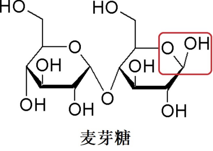 如图: 结构半缩醛羟基麦芽糖有麦芽糖似乎看起来没有醛基,也可以发生