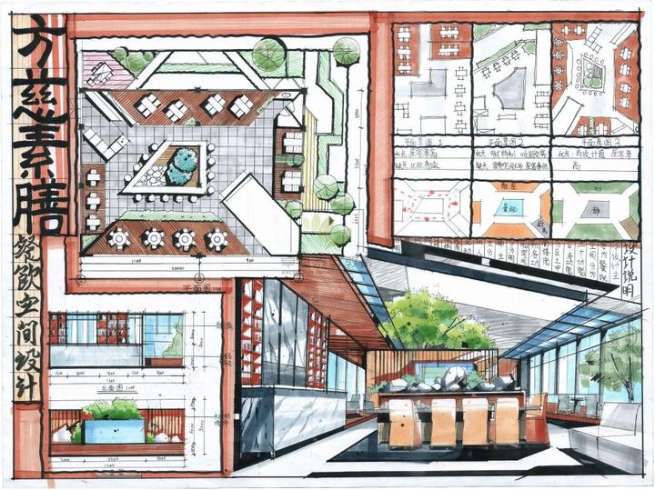 室内考研 | 餐饮空间设计 | 学生作品 - 知乎