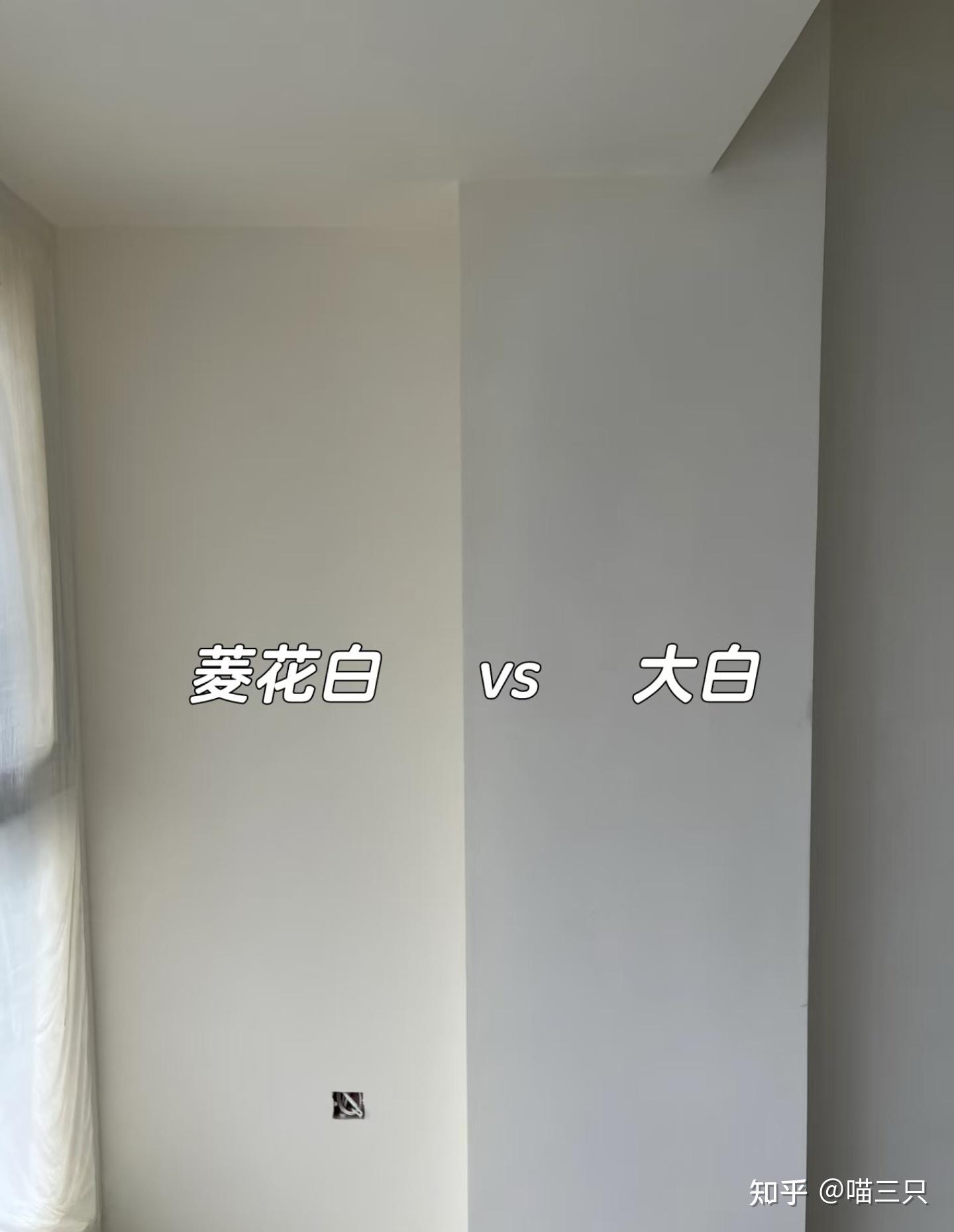 装修刷菱花白真的会翻车吗？刷大白墙好还是菱花白好？ - 知乎