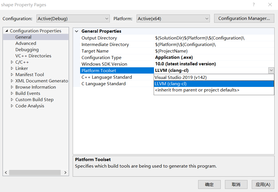 Visual studio c g 