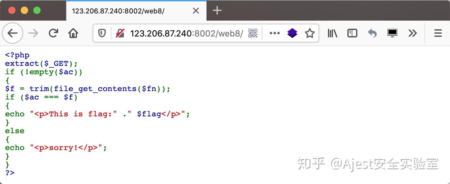 [CTF]BugkuCTF - Web - web8 - 知乎