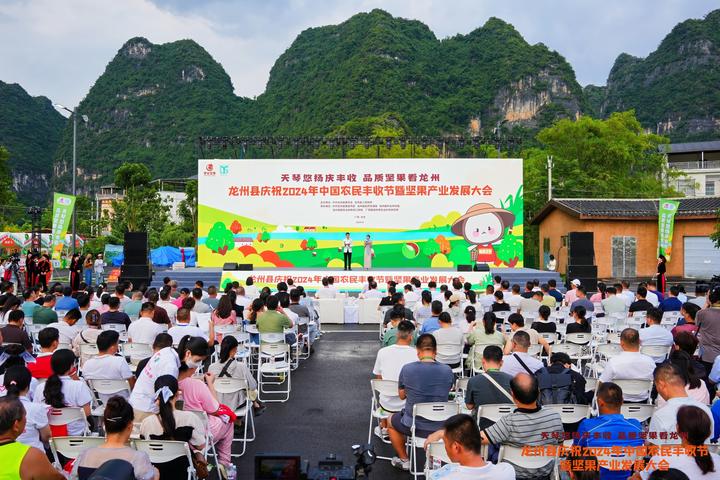 龙州县欢庆2024年中国农民丰收节,坚果产业绘就乡村振兴新篇章 - 知乎